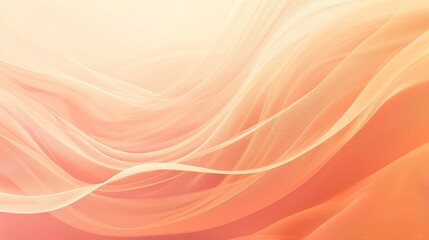 Obraz premium Abstract background with peach coral gradients smooth patterns and luminous points