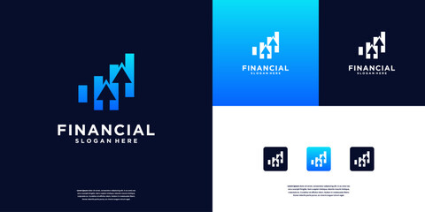 Accounting and financial logo design inspiration