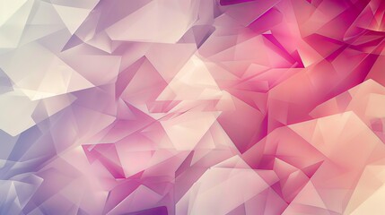 Fototapeta premium Futuristic Geometric Abstraction: Translucent Shapes and Gradient Harmony