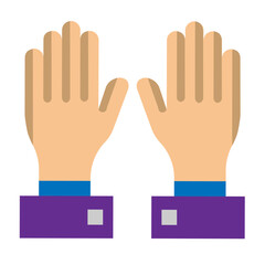 Gloves Vector Flat Icon Design