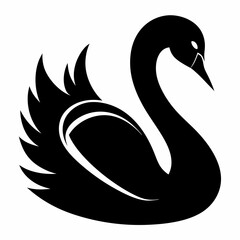 Swan Black silhouette