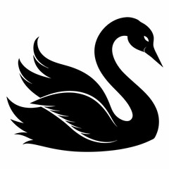 Swan Black silhouette
