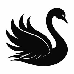 Swan Black silhouette