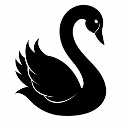 Swan Black silhouette