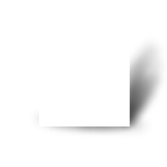 Shadow effect Illustration. Shadow overlay effect. Drop shadow.