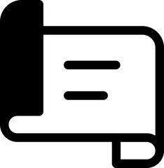 scroll document icon
