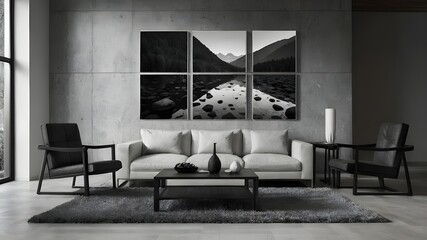 living room with armchair
