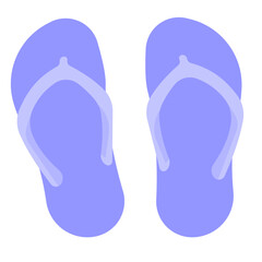 ビーチサンダルのイラスト