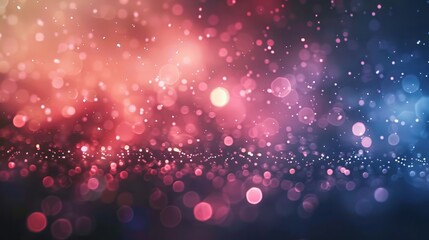 Fototapeta premium A blurred festive background with fireworks in the color of the American flag. The United States of America The flag of the United States on the background of fireworks on July 4th