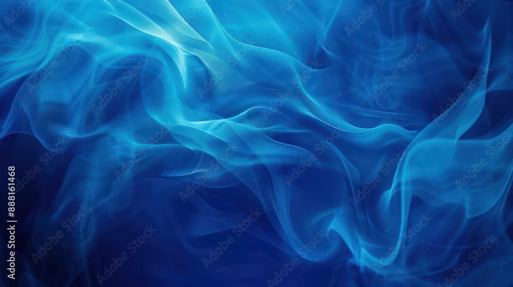 Poster smooth gradient of blue hues blending seamlessly in an abstract background