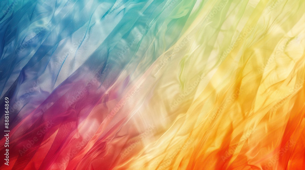Poster abstract rainbow colors blending together in a dynamic and artistic composition
