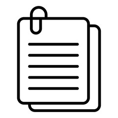 Document line icon