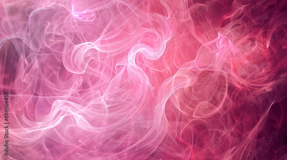 Poster abstract pink swirls and patterns, creating a soft and romantic backdrop
