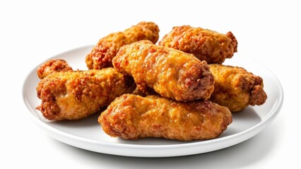  Delicious golden fried chicken bites ready to be savored