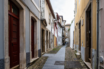 Portal of Torre da Contenda at Coimbra, Portugal, Former defensive tower of the city