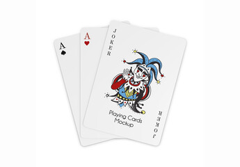 Playing Cards Mockup