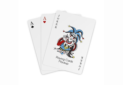 Playing Cards Mockup