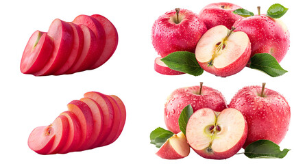 Big set of Red Apples