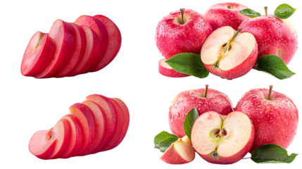 Big set of Red Apples