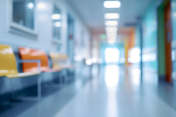 abstract blurred clinic interior background