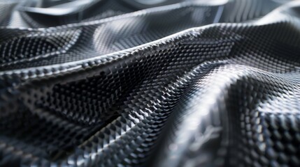 Naklejka premium Aerospace Manufacturing: Process of Carbon Fiber Reinforced Polymer Component Fabrication