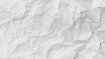 Wrinkled white paper texture or background made from paper.