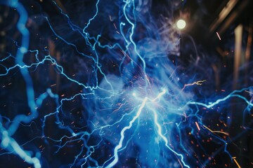 Generating powerful electrical sparks: understanding voltage concepts and lightning effects in electric engineering for power generation