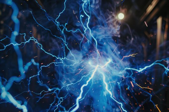 Generating powerful electrical sparks: understanding voltage concepts and lightning effects in electric engineering for power generation