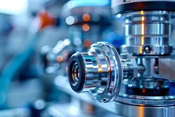Fototapeta premium Close-Up of Industrial Equipment
