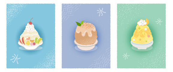 夏の美味しいかき氷	