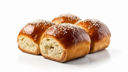  Deliciously baked bread rolls ready to be savored