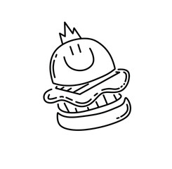 burger smile