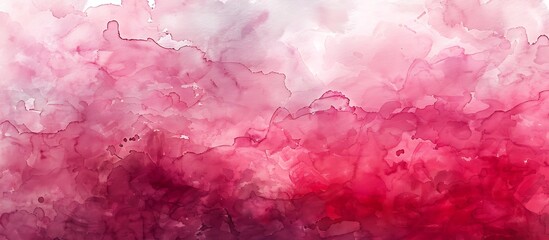 Fluid watercolor art in pink and red, with soft gradients and an oil canvas texture. Perfect for elegant designs.