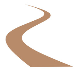 Winding path Illustration 