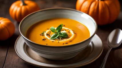  Warm and cozy pumpkin soup perfect for fall