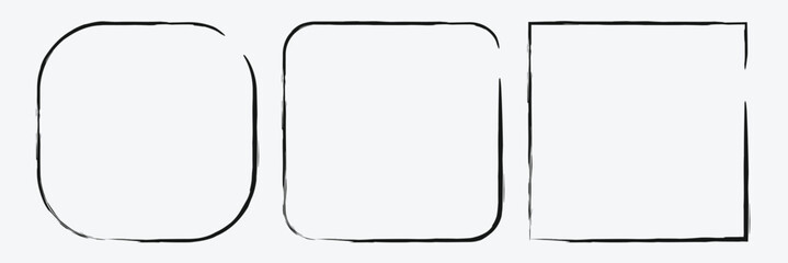 Grunge frame vertical border isolated background.