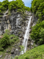 Waterfall in Cirque du Fer-à-Cheval,  France