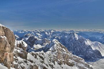 Blick von der Zugspitze