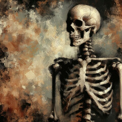 Eternal Silence: Profile of a Human Skeleton