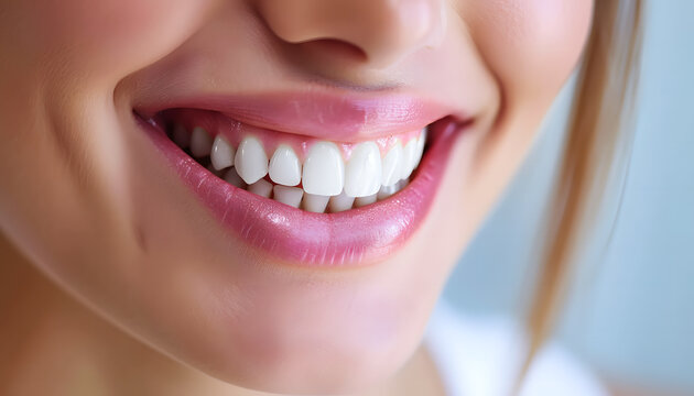 Sourire, bouche, dent en gros plan