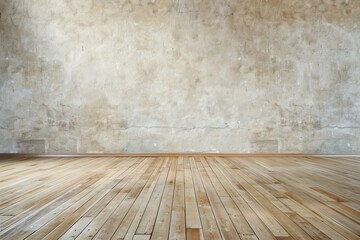 Naklejka premium Empty gallery wall provides a clean slate for text