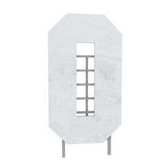 Star Hills sign letters individual 3D illustration