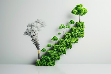 Rising CO2 Emissions Chart: Emphasizing the Importance of Personal Carbon Footprint Calculation for Environmental Awareness and Action