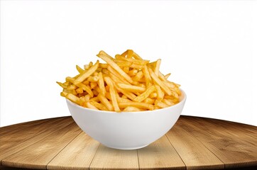 Tasty fresh French fries fast food