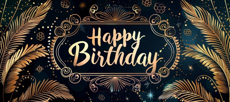 1920s Great Gatsby Themed Birthday Celebration with Art Deco Decorations and Vintage Elegance