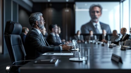 The president of the management board discusses the company's performance from the previous year during the annual general meeting of shareholders. Generative AI