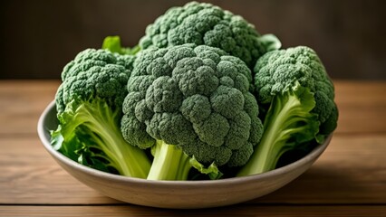  Freshly harvested broccoli ready to be enjoyed
