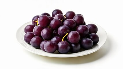  Bountiful purple grapes fresh and ripe