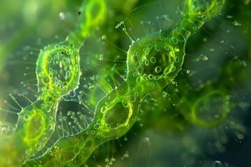 Green algae are chlorophyll containing autotrophic eukaryotes in the phylum Prasinodermophyta and related groups