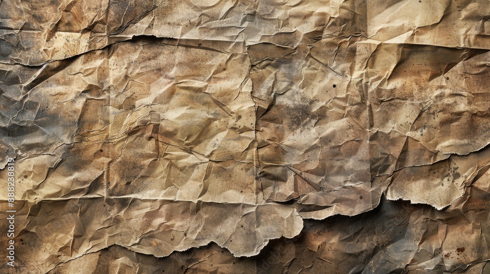Poster recycled paper with distressed overlay for design background